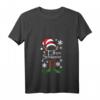 Damen Elfen Schwester - Lustiges Weihnachts T-Shirt für Kinder, Jugendliche & Familie mit V-Ausschnitt, perfekt für Weihnachten, Nikolaus & Festtage