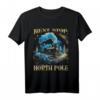 Weihnachtszug T-Shirt - Lustiges Eisenbahn Motiv für Weihnachten, Nordpol, Weihnachtsfeier & originelles Geschenk für Kinder, Erwachsene & Eisenbahnfans