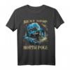 Weihnachtszug T-Shirt - Lustiges Eisenbahn Motiv für Weihnachten, Nordpol, Weihnachtsfeier & originelles Geschenk für Kinder, Erwachsene & Eisenbahnfans