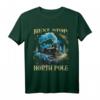 Weihnachtszug T-Shirt - Lustiges Eisenbahn Motiv für Weihnachten, Nordpol, Weihnachtsfeier & originelles Geschenk für Kinder, Erwachsene & Eisenbahnfans
