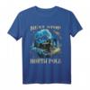 Weihnachtszug T-Shirt - Lustiges Eisenbahn Motiv für Weihnachten, Nordpol, Weihnachtsfeier & originelles Geschenk für Kinder, Erwachsene & Eisenbahnfans