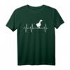 Gans Weihnachtsgans Herzschlag T-Shirt – Originelles Weihnachtsgeschenk für Gänsefreunde, Landwirte, Familien & Trendsetter