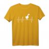 Gans Weihnachtsgans Herzschlag T-Shirt – Originelles Weihnachtsgeschenk für Gänsefreunde, Landwirte, Familien & Trendsetter