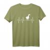 Gans Weihnachtsgans Herzschlag T-Shirt – Originelles Weihnachtsgeschenk für Gänsefreunde, Landwirte, Familien & Trendsetter