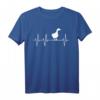 Gans Weihnachtsgans Herzschlag T-Shirt – Originelles Weihnachtsgeschenk für Gänsefreunde, Landwirte, Familien & Trendsetter