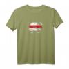 Klassische Belarus Flagge Weiß Rot Weiß Crunge T-Shirt - Perfektes Geschenk für Belarussen, Heimatverbundene & Nationalflaggen-Liebhaber