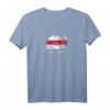 Klassische Belarus Flagge Weiß Rot Weiß Crunge T-Shirt - Perfektes Geschenk für Belarussen, Heimatverbundene & Nationalflaggen-Liebhaber