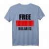 Free Belarus Weißrussland Minsk Belarusian Geschenk T-Shirt - Heimat, Flagge und Humor für Belarussische Fans