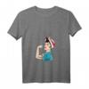 Damen T-Shirt Belarus Anti-Regime - Unterstütze den Kampf gegen die Diktatur mit klassischem V-Ausschnitt