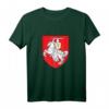 Pagonia Klassisches Belarus Gerb Emblem T-Shirt – Historisches Nationalemblem, ideales Andenkengeschenk für Belarus-Fans, Reisen, Geburtstage, Weihnachten