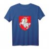 Pagonia Klassisches Belarus Gerb Emblem T-Shirt – Historisches Nationalemblem, ideales Andenkengeschenk für Belarus-Fans, Reisen, Geburtstage, Weihnachten
