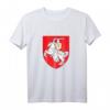 Pagonia Klassisches Belarus Gerb Emblem T-Shirt – Historisches Nationalemblem, ideales Andenkengeschenk für Belarus-Fans, Reisen, Geburtstage, Weihnachten