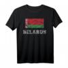 Weißrussland Flagge T-Shirt für Männer, Frauen & Kinder – Patriotisches Landeshymne Shirt als Geschenk zu Weihnachten, Geburtstag & Nationalfeiertagen