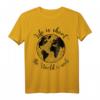 Mandala Weltkarte Globus Reisespruch T-Shirt – Für Reiseliebhaber, Nomaden & Backpacker mit Fernweh