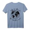 Mandala Weltkarte Globus Reisespruch T-Shirt – Für Reiseliebhaber, Nomaden & Backpacker mit Fernweh