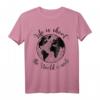 Mandala Weltkarte Globus Reisespruch T-Shirt – Für Reiseliebhaber, Nomaden & Backpacker mit Fernweh