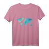 Weltkarte Watercolor Aquarell T-Shirt Europa, Asien, Amerika – Geschenk für Reisende, Austauschschüler & Freunde, Symbol für Liebe & Vielfalt
