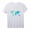 Weltkarte Watercolor Aquarell T-Shirt Europa, Asien, Amerika – Geschenk für Reisende, Austauschschüler & Freunde, Symbol für Liebe & Vielfalt