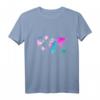 Weltkarte Aquarell T-Shirt mit Kontinenten – Trendiges Geschenk für Reisefreunde, Toleranz & Liebe, perfekt zu Weihnachten & Geburtstagen