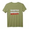 Damen Schwangerschaft Ankündigung T-Shirt - Lustiges Outfit mit 'Bauantrag für Babybauch genehmigt' für Familienfeiern & Baby-Party