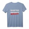Damen Schwangerschaft Ankündigung T-Shirt - Lustiges Outfit mit 'Bauantrag für Babybauch genehmigt' für Familienfeiern & Baby-Party