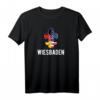 Wiesbaden USA Amerika Lily Emblem T-Shirt – Einzigartiges Geschenk für Wiesbaden-Fans, Amerikaner & Freunde der Stadt