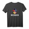 Wiesbaden USA Amerika Lily Emblem T-Shirt – Einzigartiges Geschenk für Wiesbaden-Fans, Amerikaner & Freunde der Stadt