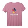 Wiesbaden USA Amerika Lily Emblem T-Shirt – Einzigartiges Geschenk für Wiesbaden-Fans, Amerikaner & Freunde der Stadt