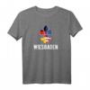 Wiesbaden USA Amerika Lily Emblem T-Shirt – Einzigartiges Geschenk für Wiesbaden-Fans, Amerikaner & Freunde der Stadt