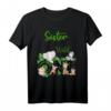 Sister of The Wild One | Dschungeltier Geburtstag T-Shirt für Erwachsene – Lustiges Geschenk für Geschwister, Eltern & Freunde zum Geburtstag