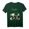 Sister of The Wild One | Dschungeltier Geburtstag T-Shirt für Erwachsene – Lustiges Geschenk für Geschwister, Eltern & Freunde zum Geburtstag