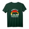 Nashorn Afrika Tier Tiere Retro T-Shirt – Geschenkidee für Nashornliebhaber, Wildtier- und Afrika-Fans für Damen, Herren & Kinder