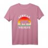 Nashorn Afrika Tier Tiere Retro T-Shirt – Geschenkidee für Nashornliebhaber, Wildtier- und Afrika-Fans für Damen, Herren & Kinder