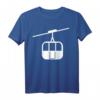 Seilbahn T-Shirt für Wintersportfans - Klassisch geschnitten mit Gondel-Design, perfekt für Berg- und Skiliftliebhaber