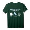Lustiges Skifahren Mein Plan für Heute - Ski Skier T-Shirt für Winterurlaub, Weihnachten & Geburtstage für Ski- und Wintersportliebhaber