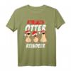 Witziges Otter Reindeer Weihnachten T-Shirt – Lustiges Winter- und Weihnachtsdesign für Natur- und Tierliebhaber, Familie & Freunde