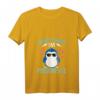 Damen T-Shirt mit Spruch 'I'm Not Short I'm Penguin Size' - Niedliches Pinguin Design, V-Ausschnitt, Geschenkidee für Pinguin-Fans
