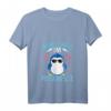 Damen T-Shirt mit Spruch 'I'm Not Short I'm Penguin Size' - Niedliches Pinguin Design, V-Ausschnitt, Geschenkidee für Pinguin-Fans