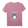 Damen T-Shirt mit Spruch 'I'm Not Short I'm Penguin Size' - Niedliches Pinguin Design, V-Ausschnitt, Geschenkidee für Pinguin-Fans