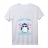 Damen T-Shirt mit Spruch 'I'm Not Short I'm Penguin Size' - Niedliches Pinguin Design, V-Ausschnitt, Geschenkidee für Pinguin-Fans