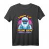 Lustiges Bigfoot Retro 90er Winter Party Design Schnee Yeti T-Shirt – Vintage Vaporwave Stil für Retro-Party & Yeti-Liebhaber