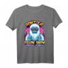 Lustiges Bigfoot Retro 90er Winter Party Design Schnee Yeti T-Shirt – Vintage Vaporwave Stil für Retro-Party & Yeti-Liebhaber