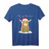 Hochland-Kuh Frohe Weihnacht T-Shirt – Lustiges Schottland Tiermotiv für Weihnachts- und Tierliebhaber