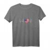 USA Flagge Herz Herzschlag EKG Puls Land T-Shirt – Patriotisches Design für Fans, Geburtstags- & WM-Party, tolles Geschenk für Amerikaner