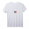 USA Flagge Herz Herzschlag EKG Puls Land T-Shirt – Patriotisches Design für Fans, Geburtstags- & WM-Party, tolles Geschenk für Amerikaner