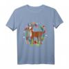 Rentier Ugly Christmas Weihnachten Winter T-Shirt – Lustiges Festtagsdesign für Damen und Herren mit Weihnachtsbaum, Elfen und Schneeflocken