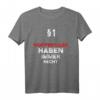§1 Wuppertaler haben immer Recht T-Shirt – Lustige Geschenkidee für Wuppertal Fans & Weihnachtsgeschenk für Einheimische