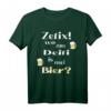 Zefix-Spruch Wo zum Deifi is mei Bier T-Shirt – Lustiges Trachtenshirt für Oktoberfest, Volksfeste & Bayern-Fans