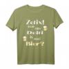 Zefix-Spruch Wo zum Deifi is mei Bier T-Shirt – Lustiges Trachtenshirt für Oktoberfest, Volksfeste & Bayern-Fans