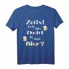 Zefix-Spruch Wo zum Deifi is mei Bier T-Shirt – Lustiges Trachtenshirt für Oktoberfest, Volksfeste & Bayern-Fans